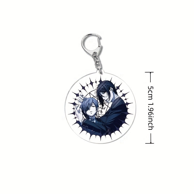 Black Butler-Acrylic Keyrings