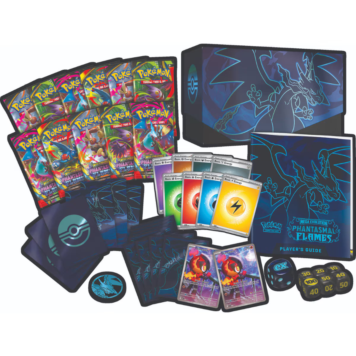 POKEMON-TCG MEGA EVOLUTION-PHANTASMAL FLAMES-E.T.B. *PRE-ORDER*