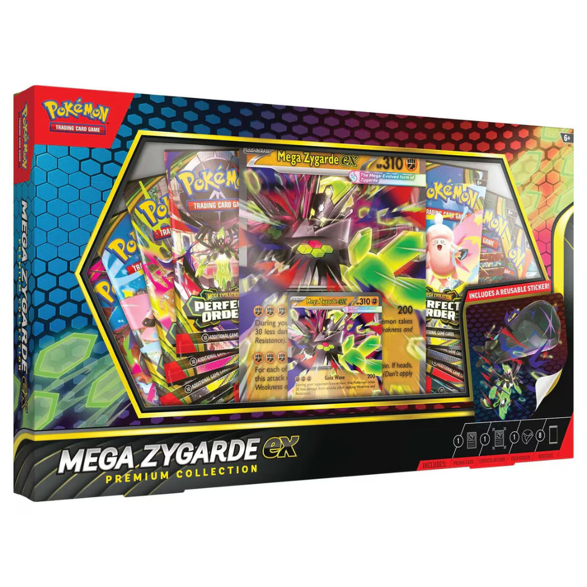 Pokémon -CG: Mega Evolution Ascended Heroes Mega Zygarde ex Premium Collection