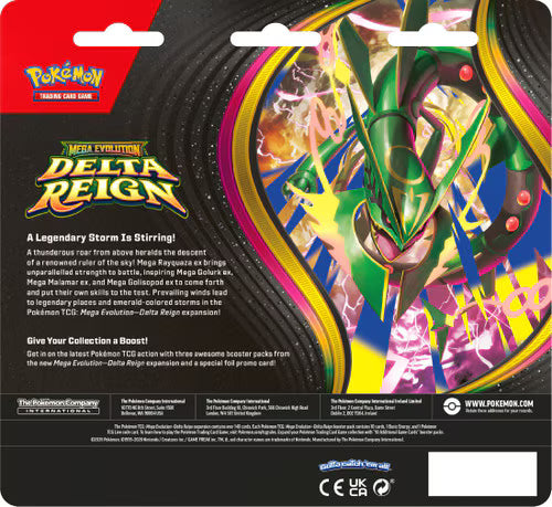 Pokémon-TCG Mega Evolution Delta Reign Blister 3-Pack *Pre-Order*