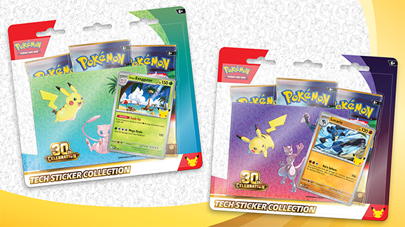 Pokémon-TCG 30th Celebration Tech Sticker Collection
