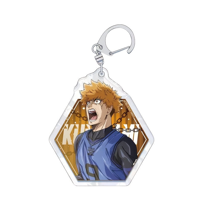 Blue Lock-Keyrings Acrylic