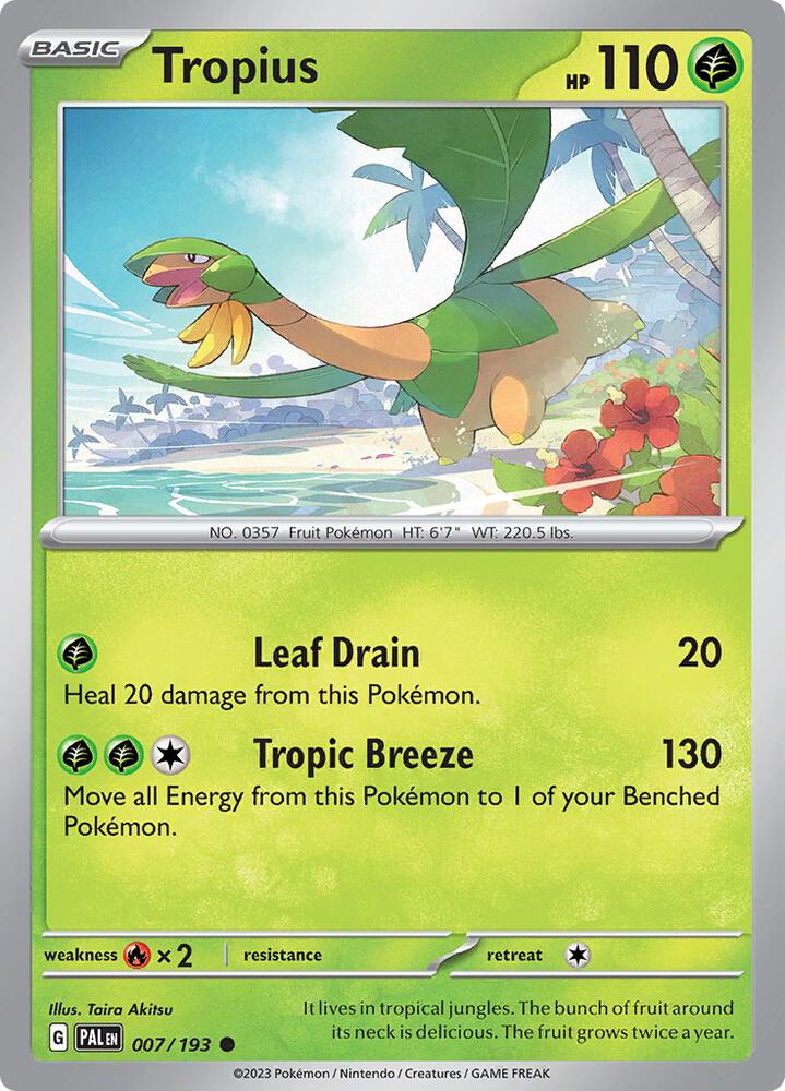 Tropius - 007/193 Normal SV02: Paldea Evolved Common 007/193
