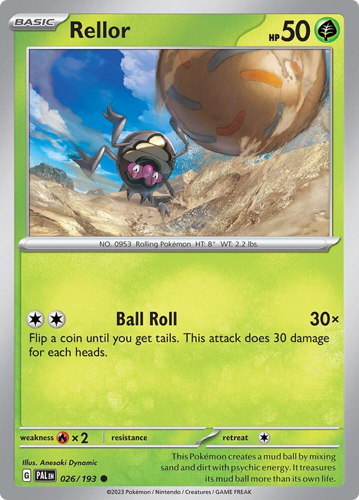 Rellor - 026/193 Normal SV02: Paldea Evolved Common 026/193