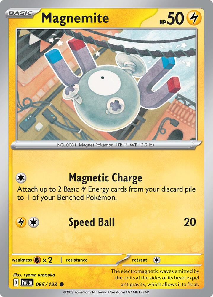 Magnemite Normal SV02: Paldea Evolved Common 065/193