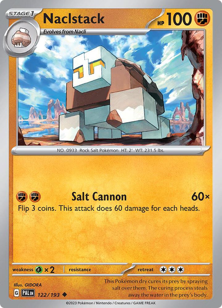 Naclstack Normal SV02: Paldea Evolved Uncommon 122/193