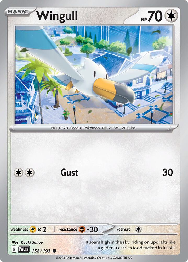 Wingull Normal SV02: Paldea Evolved Common 158/193