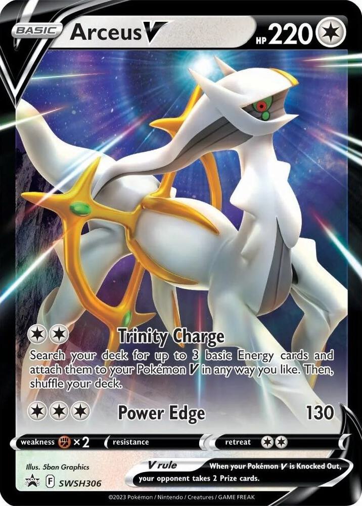 Arceus V - SWSH306 Holofoil SWSH: Sword & Shield Promo Cards Promo SWSH306