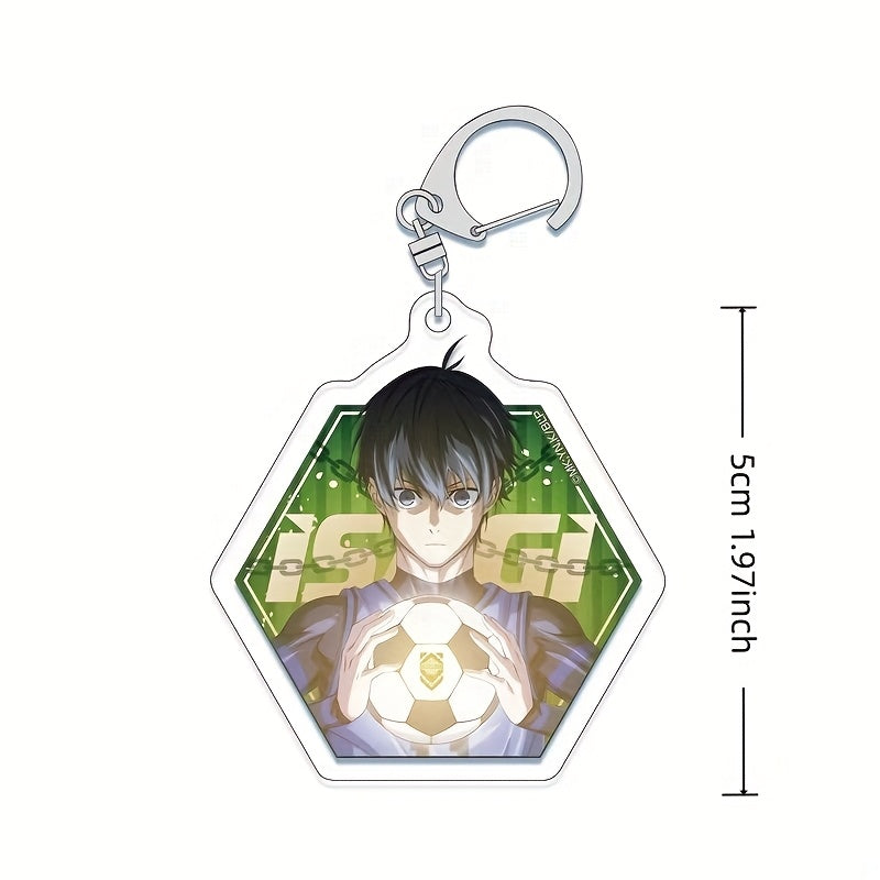 Blue Lock-Keyrings Acrylic