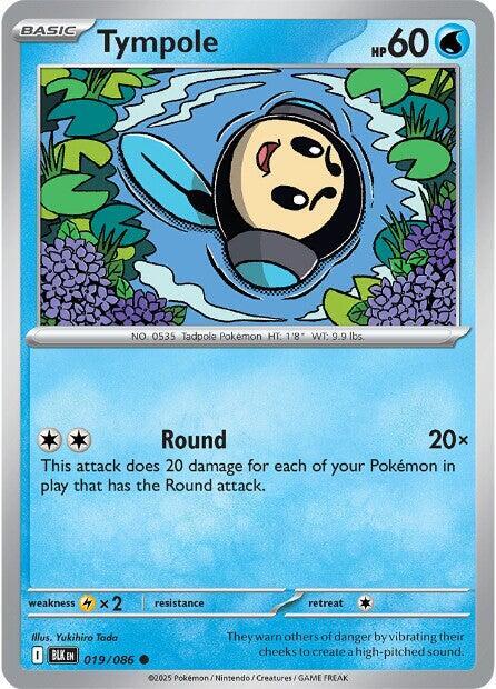 Tympole Normal SV: Black Bolt Common 019/086