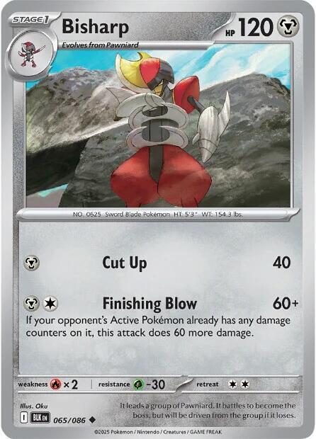 Bisharp Normal SV: Black Bolt Uncommon 065/086