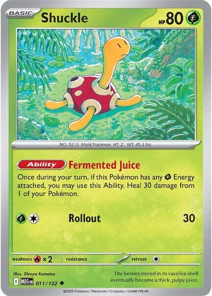 Shuckle - 011/132 Normal ME01: Mega Evolution Uncommon 011/132