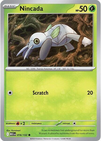 Nincada Normal ME01: Mega Evolution Common 016/132