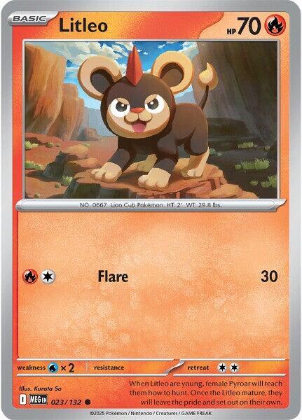 Litleo - 023/132 Normal ME01: Mega Evolution Common 023/132