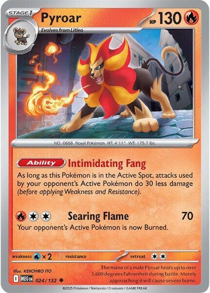 Pyroar Normal ME01: Mega Evolution Uncommon 024/132