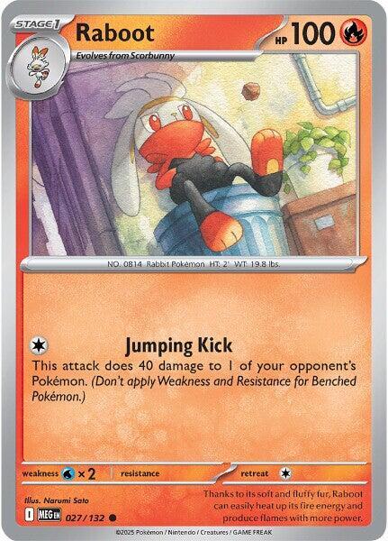 Raboot Normal ME01: Mega Evolution Common 027/132