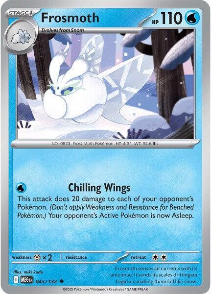 Frosmoth Normal ME01: Mega Evolution Uncommon 043/132