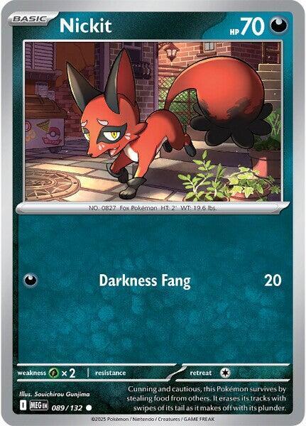 Nickit Normal ME01: Mega Evolution Common 089/132