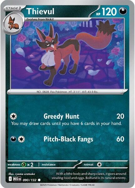 Thievul Normal ME01: Mega Evolution Common 090/132