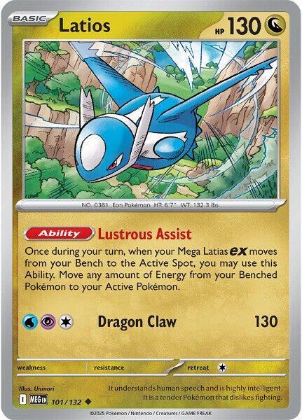 Latios Normal ME01: Mega Evolution Uncommon 101/132
