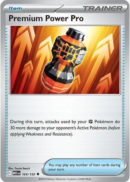 Premium Power Pro - 124/132 Normal ME01: Mega Evolution Uncommon 124/132