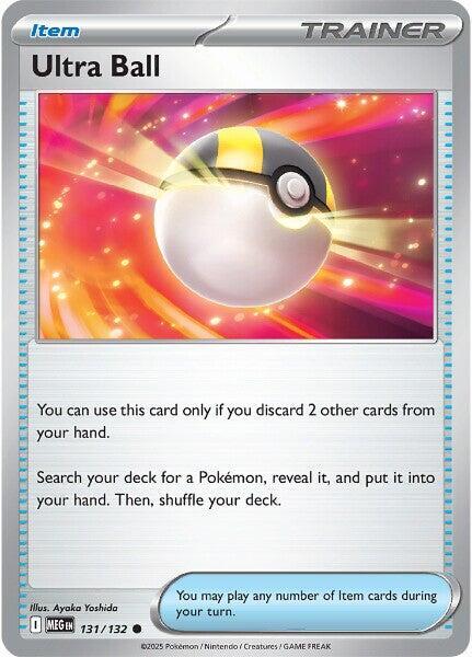 Ultra Ball Reverse Holofoil ME01: Mega Evolution Common 131/132