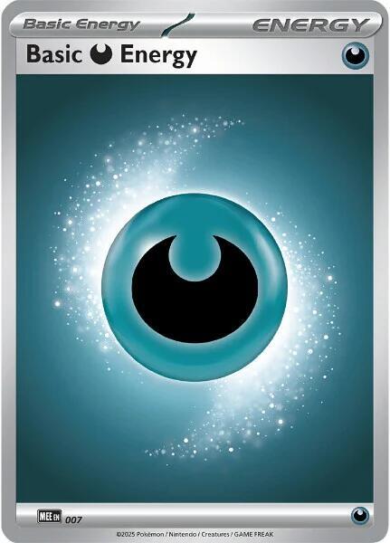 Basic Darkness Energy - 007 Reverse Holofoil MEE: Mega Evolution Energies