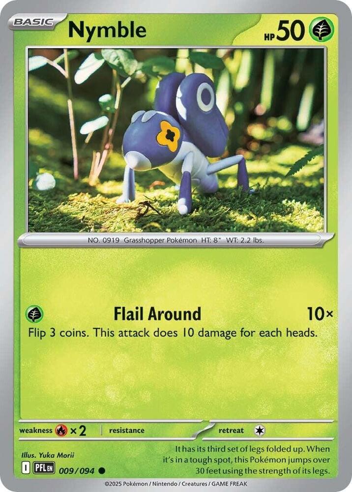 Nymble - 009/094 Reverse Holofoil ME02: Phantasmal Flames