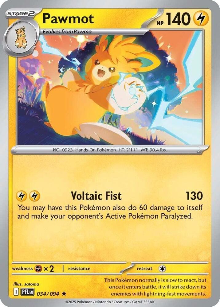 Pawmot Reverse Holofoil ME02: Phantasmal Flames