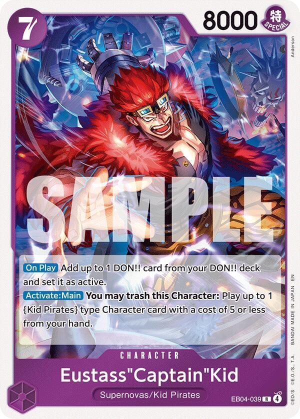 Eustass"Captain"Kid - EB04-039 Foil The Azure Sea's Seven