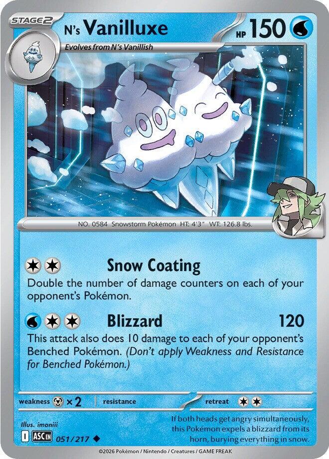 N's Vanilluxe Normal ME: Ascended Heroes