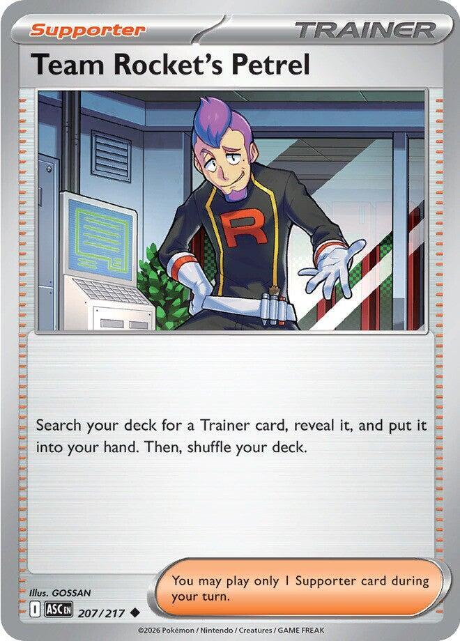 Team Rocket's Petrel Reverse Holofoil ME: Ascended Heroes