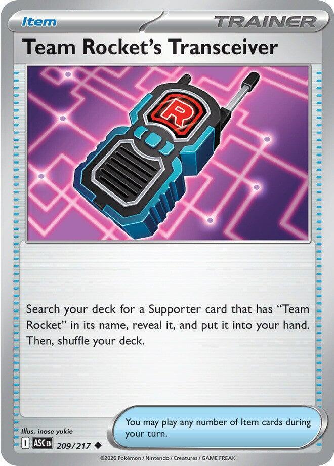 Team Rocket's Transceiver - 209/217 Normal ME: Ascended Heroes Uncommon 209/217