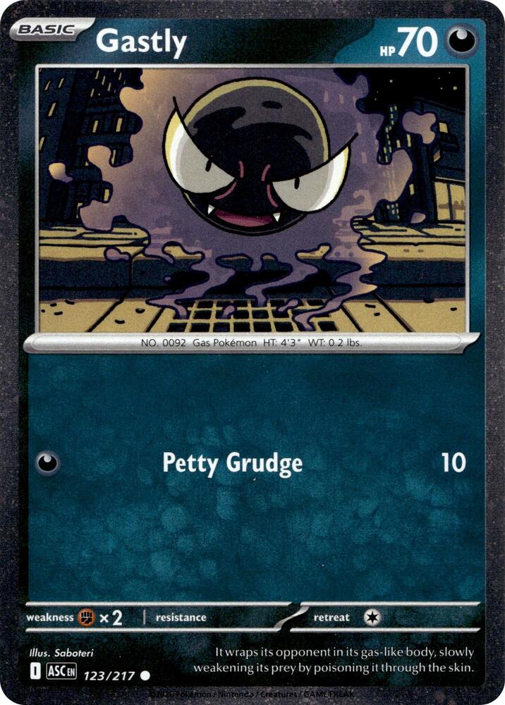 Gastly - 123/217 (Cosmos Holo) Holofoil Miscellaneous Cards & Products