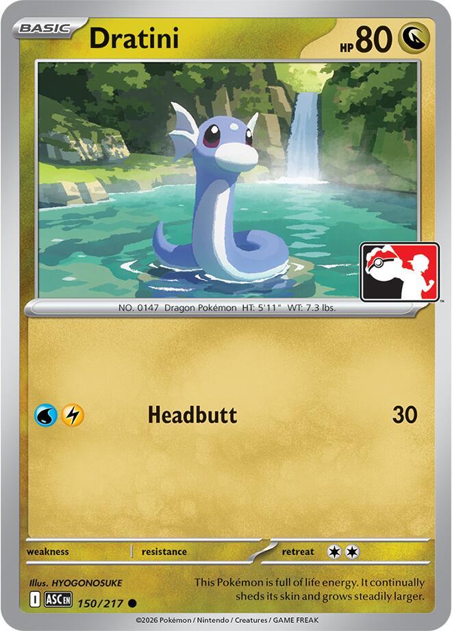 Dratini - 150/217 Normal Prize Pack Series Cards Common 150/217
