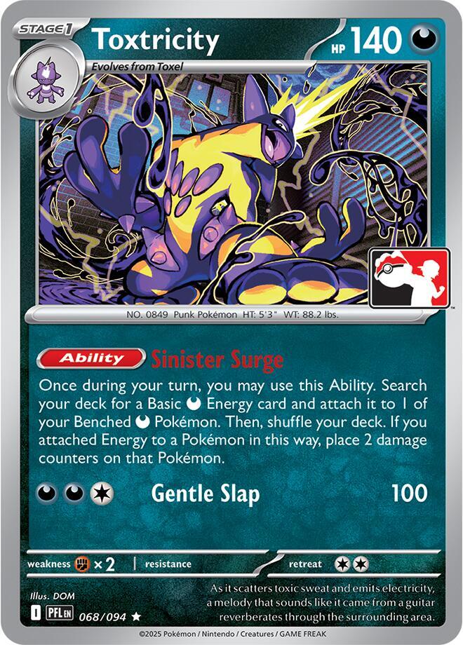 Toxtricity - 068/094 Normal Prize Pack Series Cards Rare 068/094