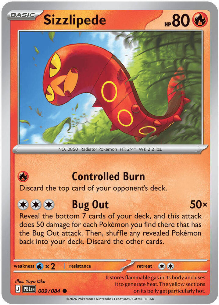 Sizzlipede Normal ME05: Pitch Black Common 009/084