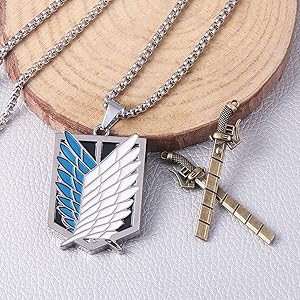 Attack On Titan-Necklace With Swords