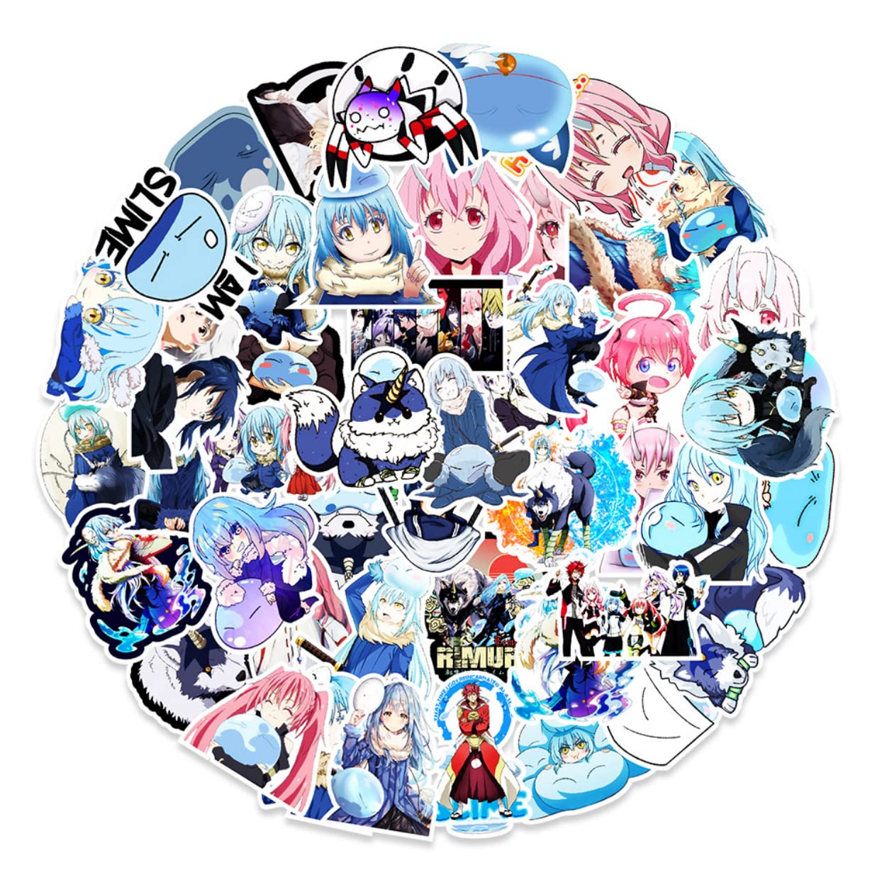 TTIG Reincarnated As A Slime-Stickers 50pcs