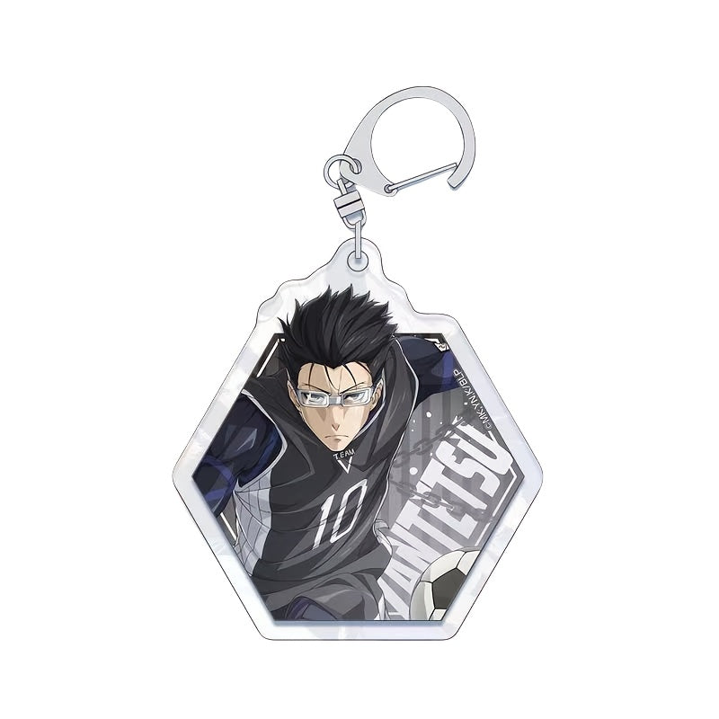 Blue Lock-Keyrings Acrylic
