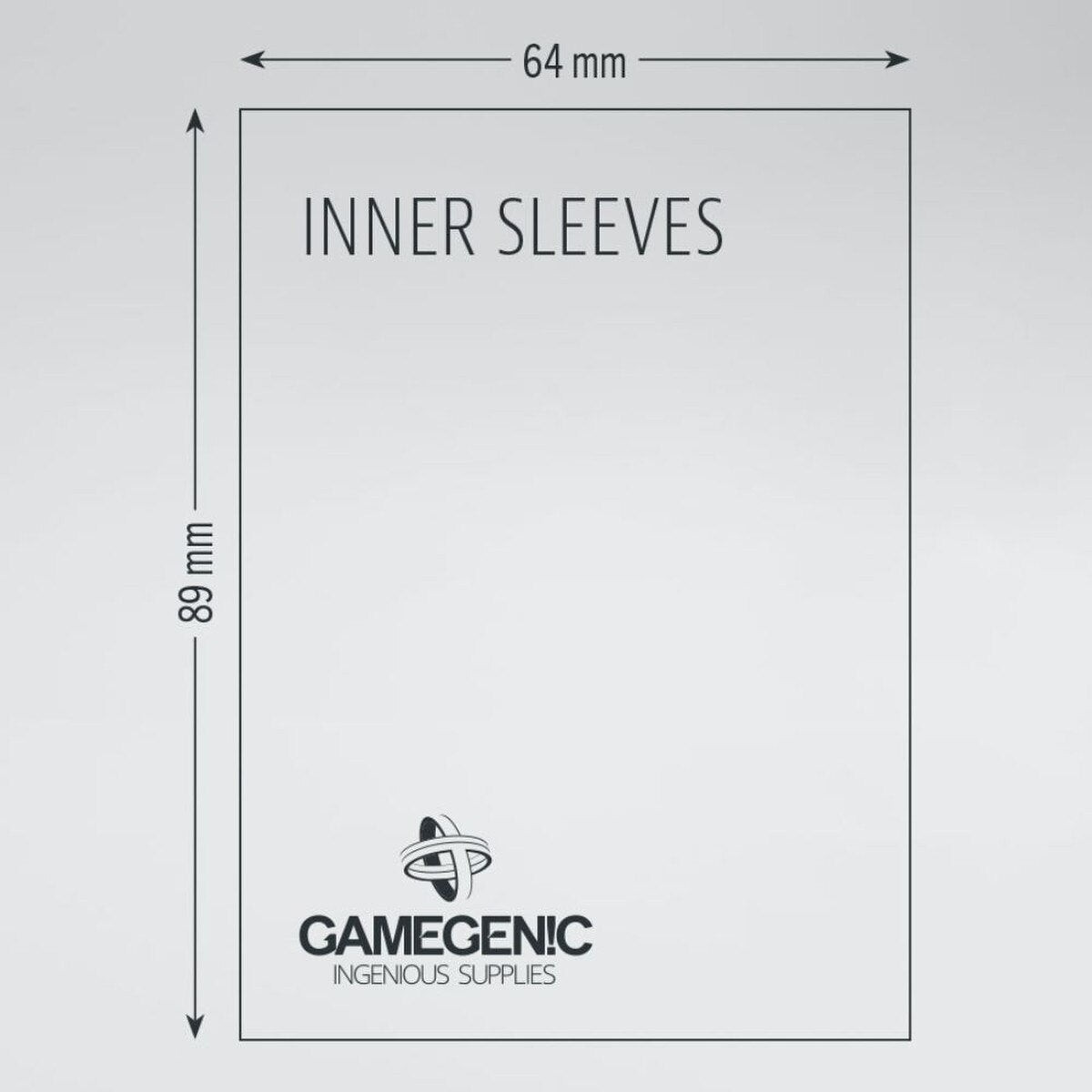 Card Sleeves (Inner)-64x89mm 100s