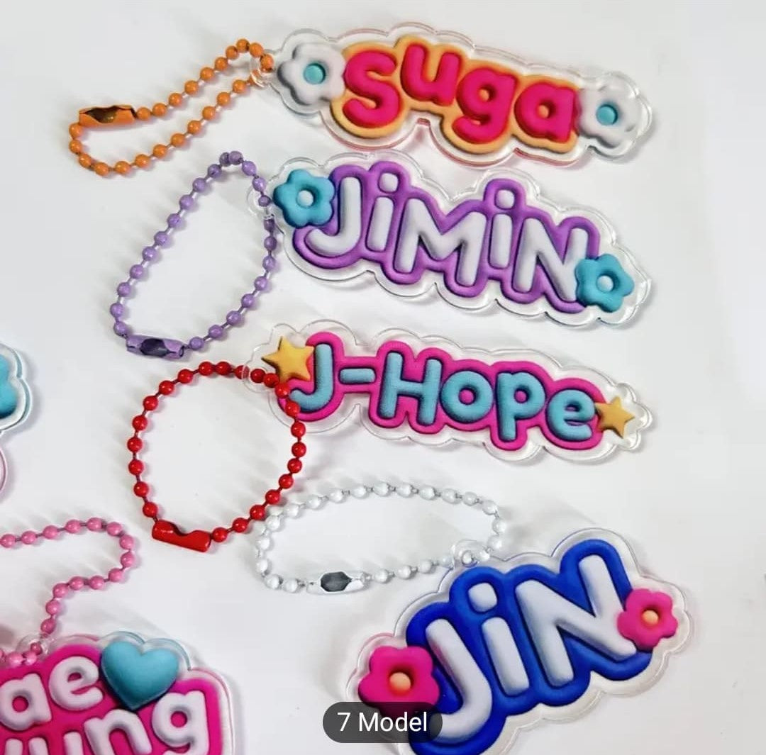 BTS-Acrylic Keyrings