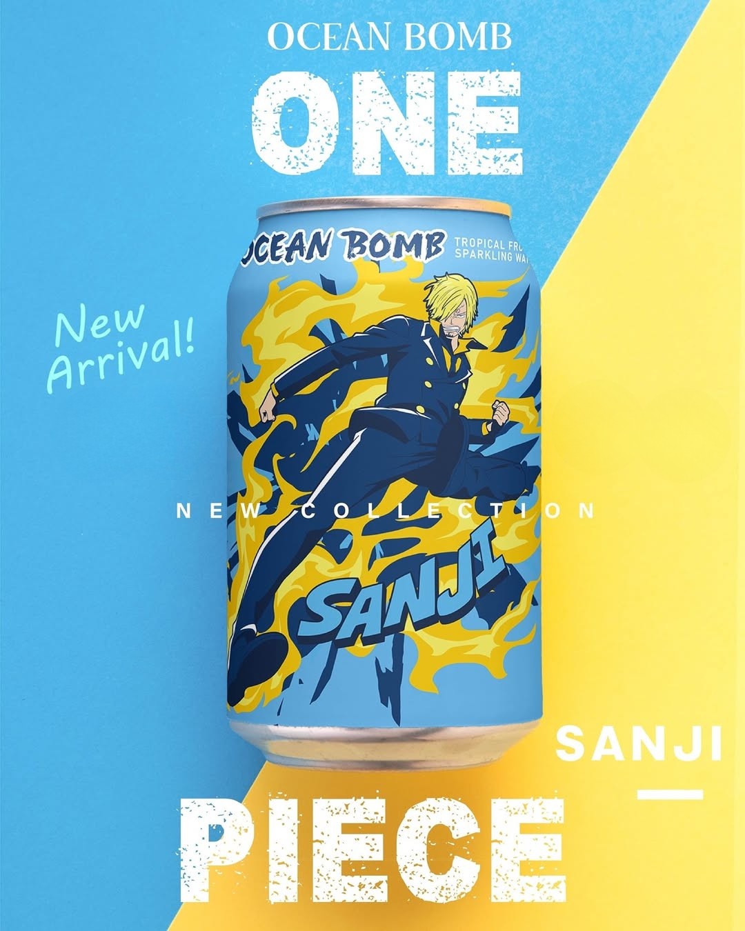 Ocean Bomb-Sparkling Water One Piece Tropical Fruit