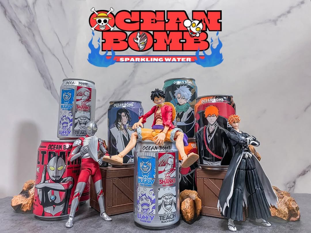 Ocean Bomb-Sparkling Water One Piece Mixed Berry
