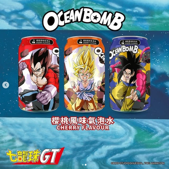Ocean Bomb-Sparkling Water Dragonball Cherry