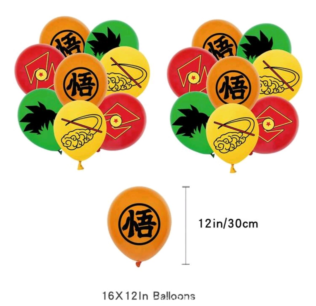 Dragonball Z-Assorted Balloons