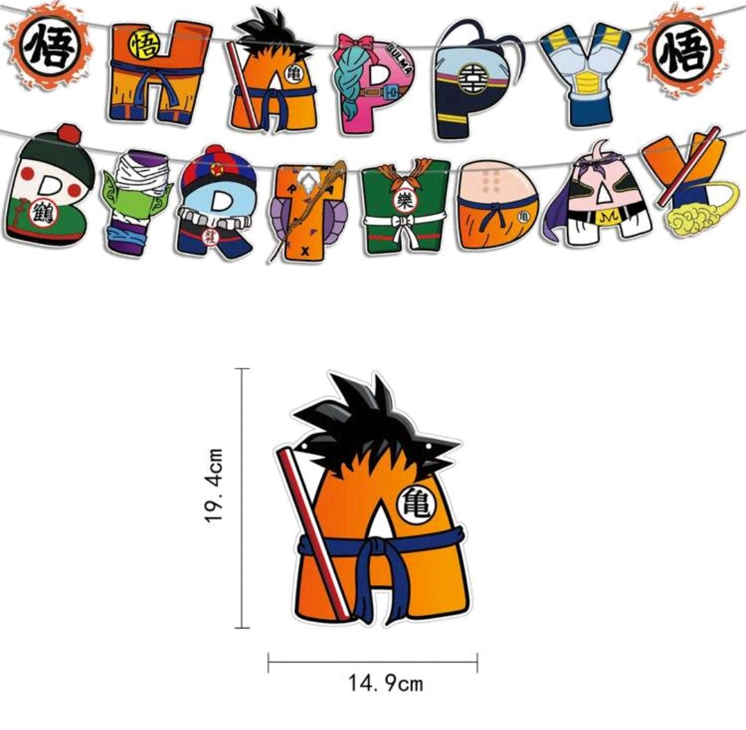 Dragonball Z-Banner H/Bday