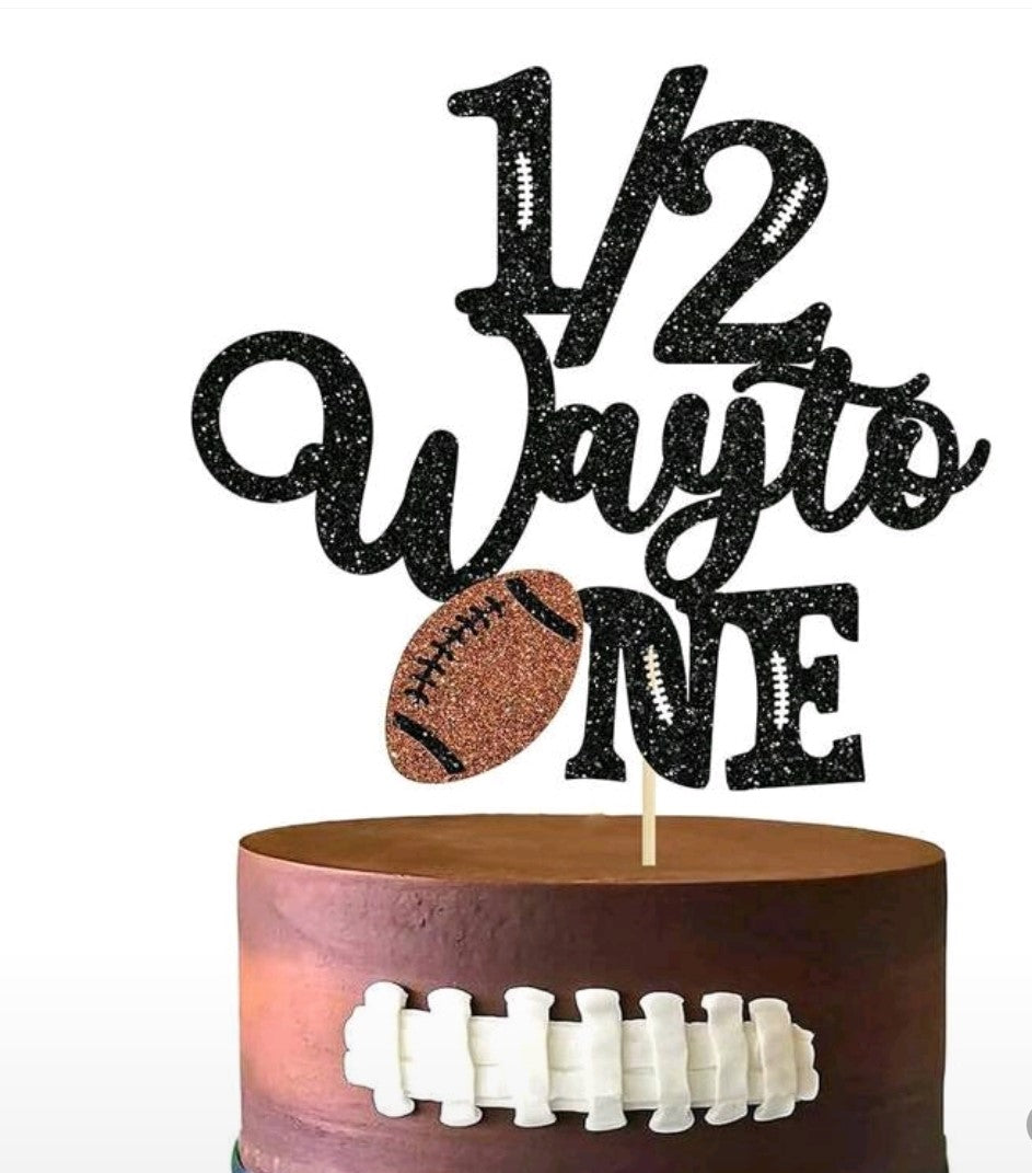 Cake Topper- Half-way To One Assorted