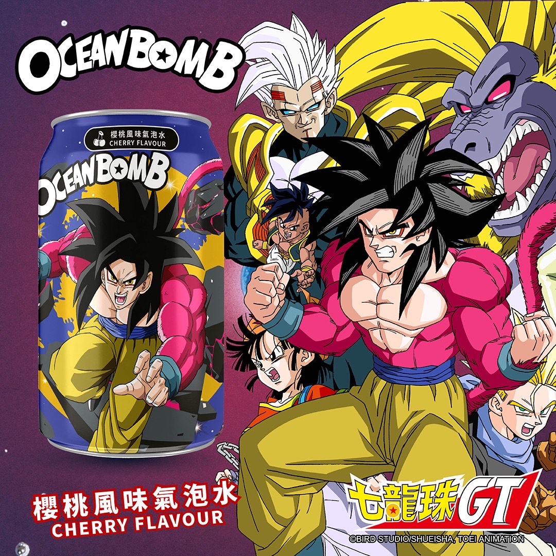 Ocean Bomb-Sparkling Water Dragonball Cherry
