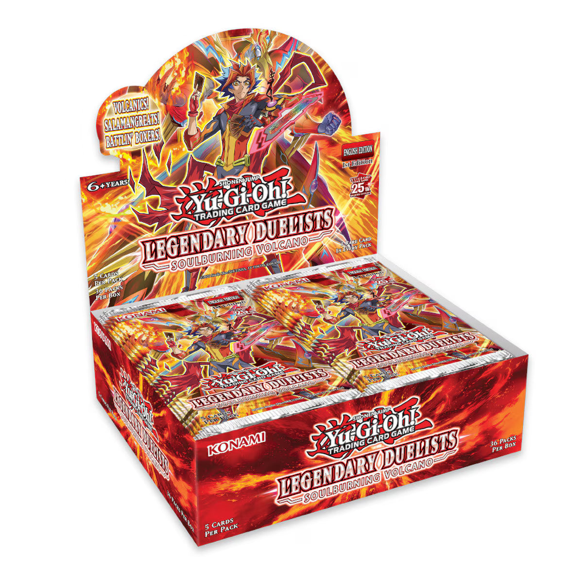 Yu-Gi-Oh-TCG Legendary Duelists : Soulburning Volcano Boosters